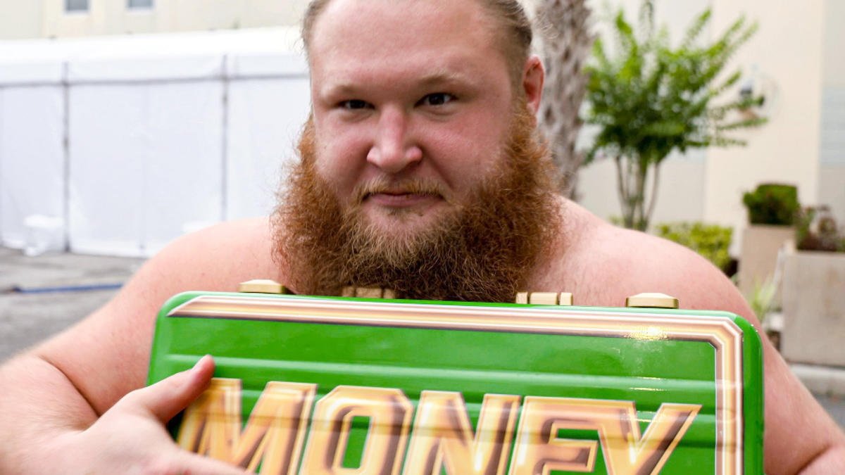 Otis won the 2020 men's Money in the Bank ladder match on the roof of WWE HQ
