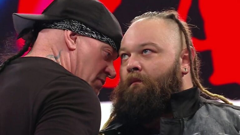 WWE stars The Undertaker and Bray Wyatt