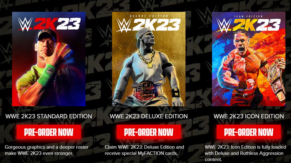 WWE 2K23 New Features Covers Release Date Revealed WrestleTalk   Wwe 2k23 John Cena Covers 