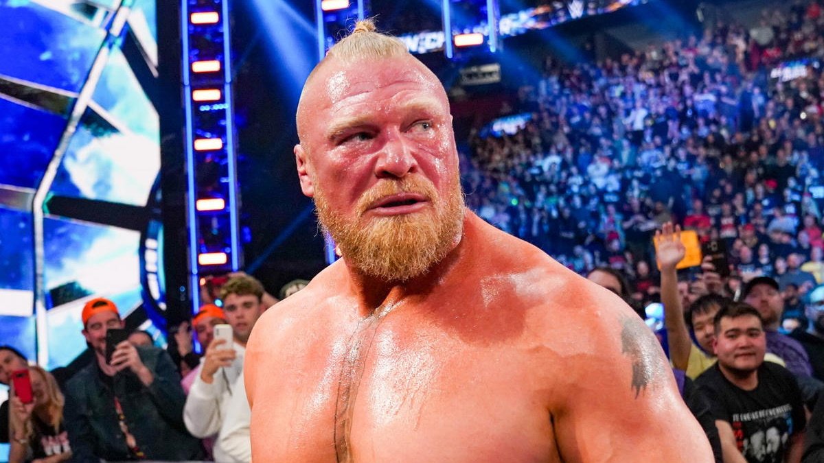 Update On Brock Lesnar Unplanned Referee Spot At WWE Royal Rumble