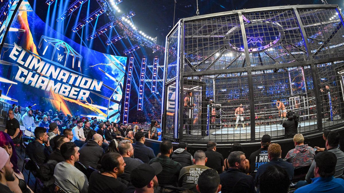 WWE Elimination Chamber Sets Two Company Records