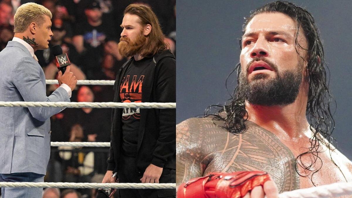 Roman Reigns Reacts To Sami Zayncody Rhodes Wwe Raw Segment Wrestletalk 