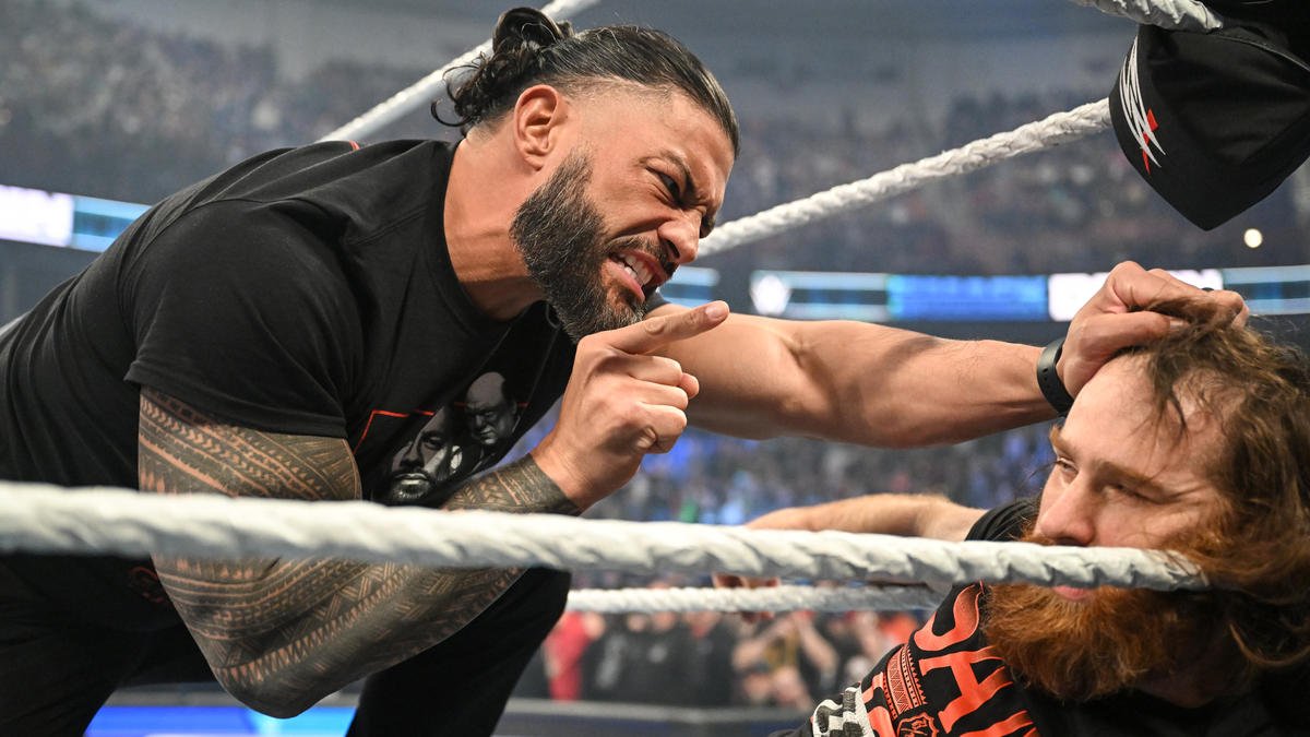 WWE Releases Incredible Elimination Chamber Poster With Roman Reigns & Sami Zayn