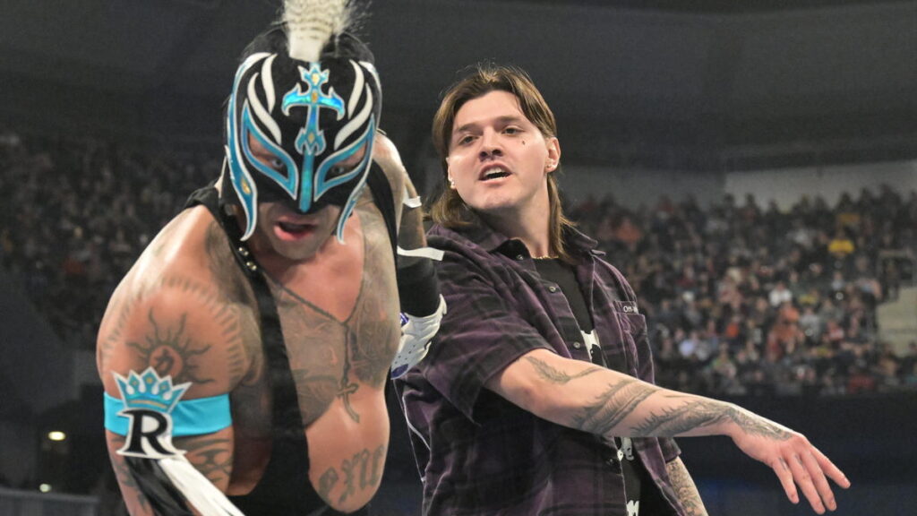 Rey Mysterio and Dominik Mysterio in WWE