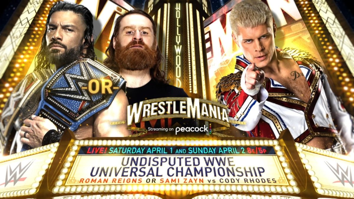 WWE Changing WrestleMania Plans For Sami Zayn, Cody Rhodes, Roman Reigns