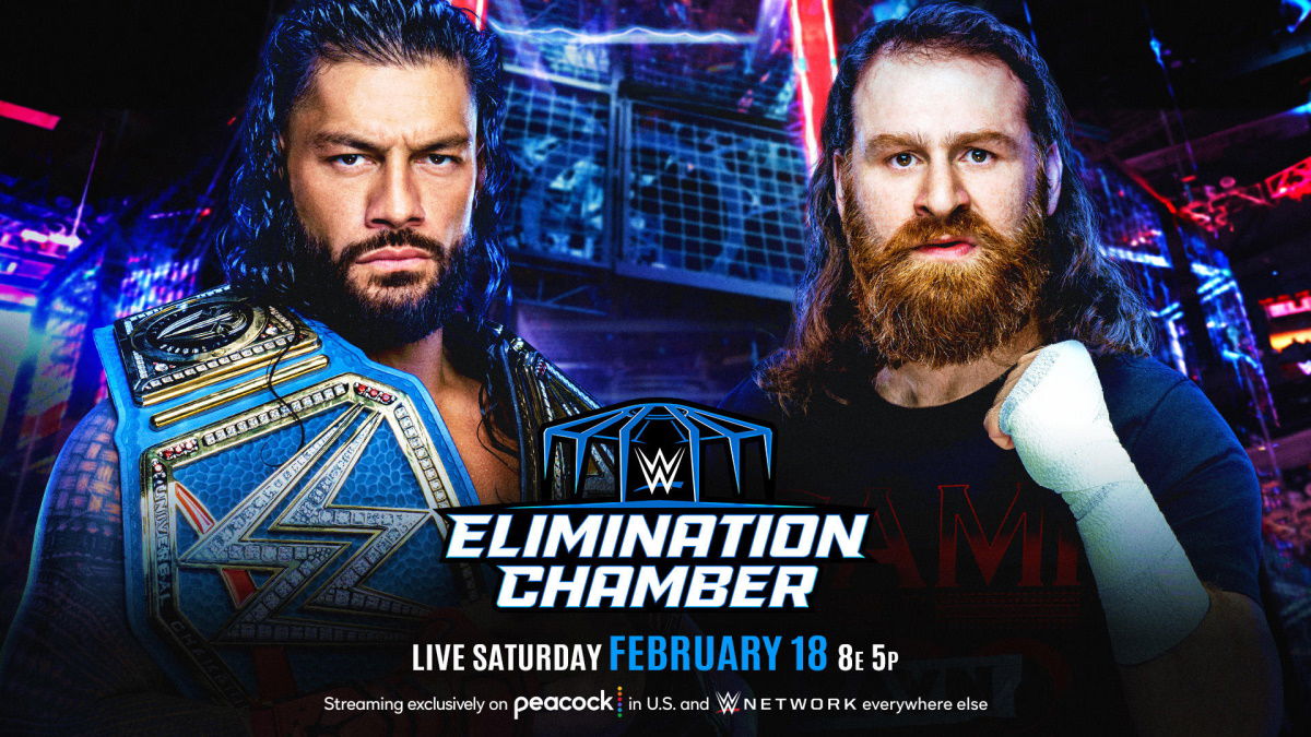 Current Betting Odds For Sami Zayn Vs. Roman Reigns At WWE Elimination Chamber 2023