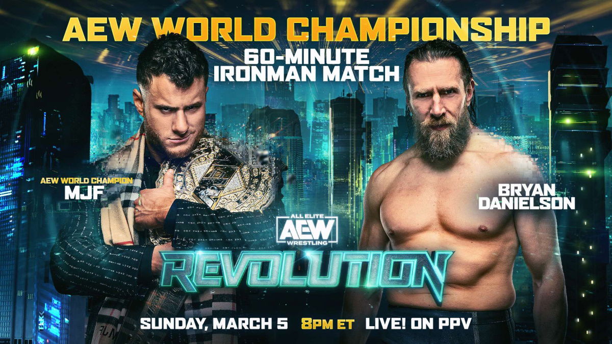 MJF & Bryan Danielson Go Into Sudden Death Overtime In AEW Revolution Main Event