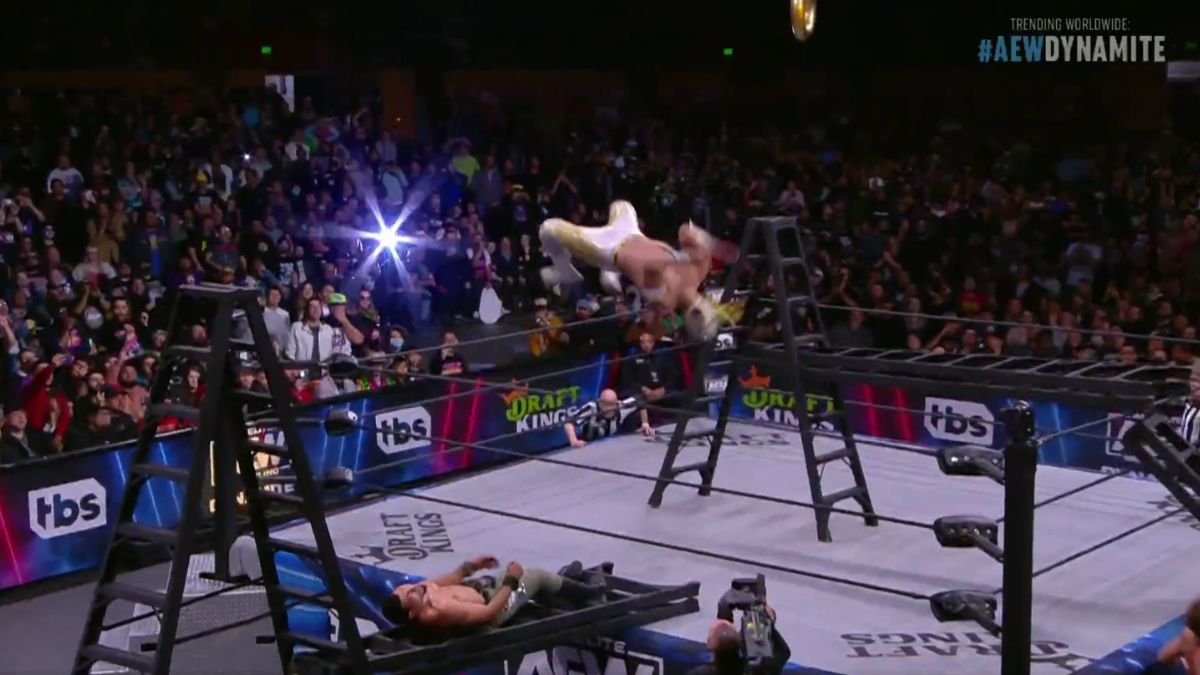 Insane Spots From AEW Face Of The Revolution Ladder Match You Need To See!