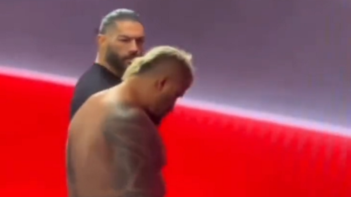 VIDEO: Unseen Post-Raw Footage Of Tension Between Roman Reigns & Solo Sikoa