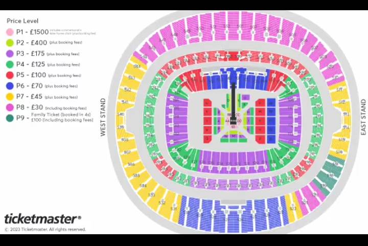 AEW Wembley Stadium - Seating Chart : r/AEWOfficial