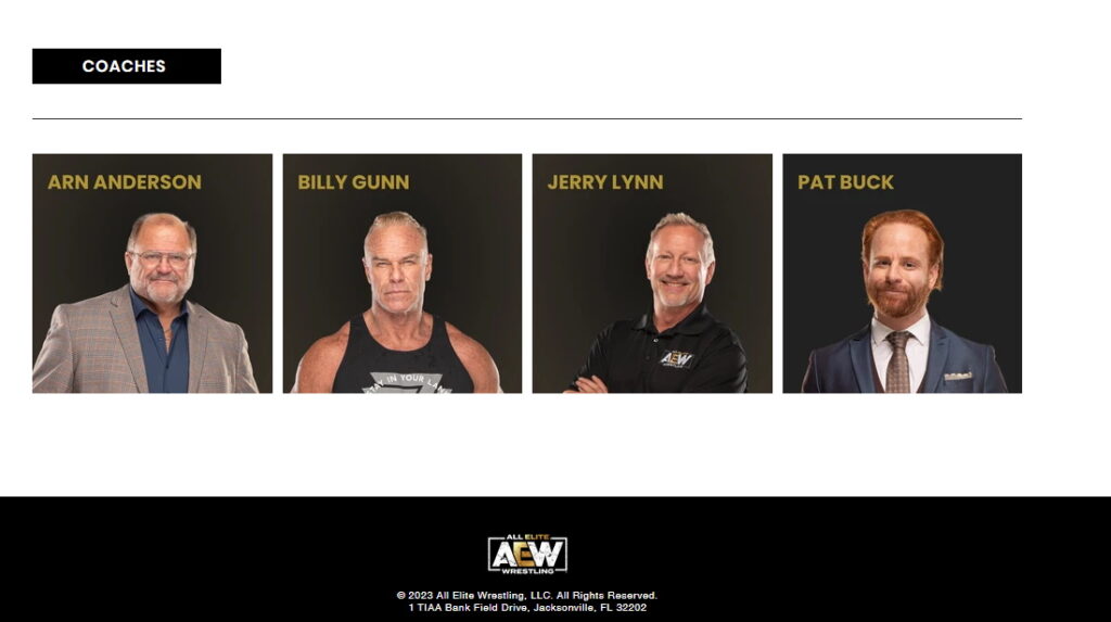 AEW Name Removed From Roster Page WrestleTalk