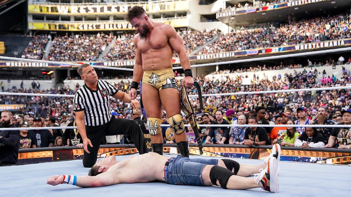 Austin Theory Shares What John Cena Told Him After WrestleMania 39 Victory