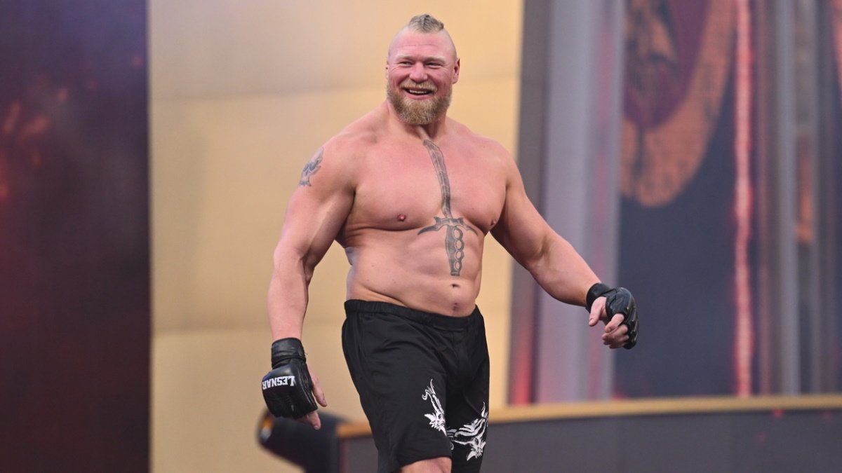 Brock Lesnar Heaps Praise On Top WWE Name