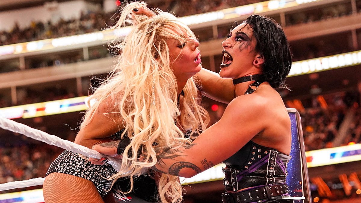 WWE Name Comments On Charlotte Flair Vs. Rhea Ripley Not Headlining WrestleMania