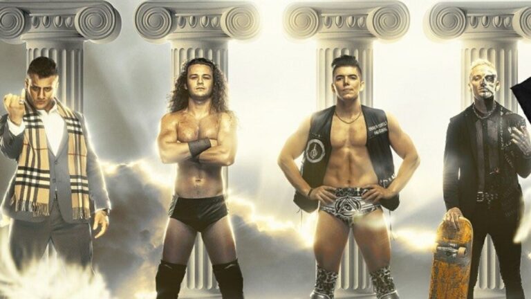 AEW's Four Pillars: MJF, Jungle Boy (Jack Perry), Sammy Guevara & Darby Allin