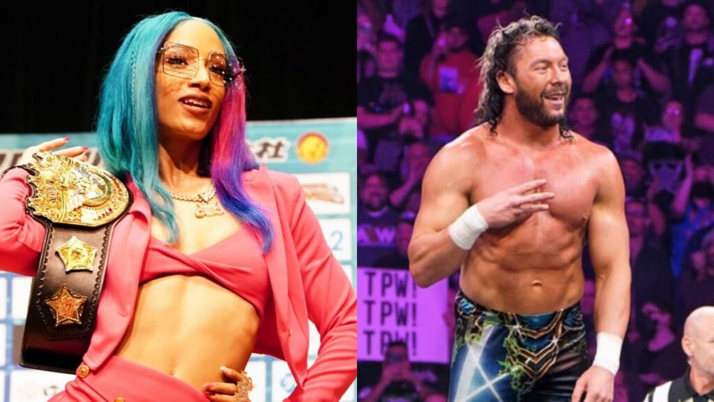 Mercedes Mone and Kenny Omega