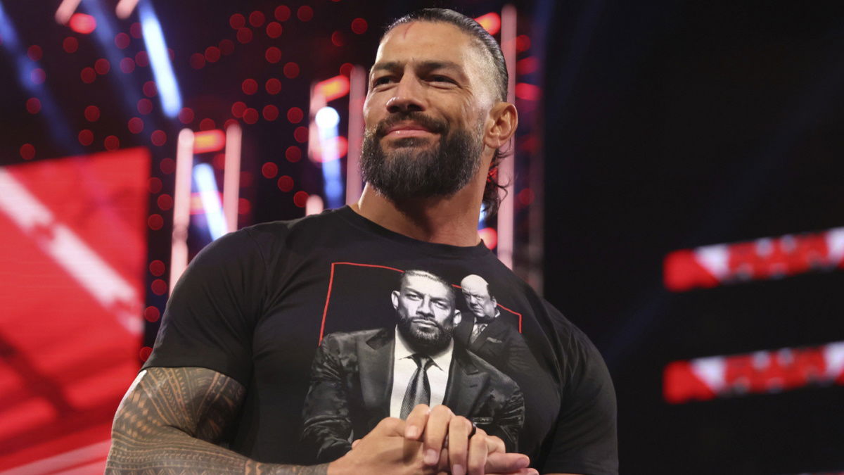 WWE Roman Reigns attends the WWE 2K15 SummerSlam Confidential Panel at Club  Nokia, on Saturday, August 16, 2014 in Los Angeles. (Photo by Todd  Williamson/Invision for 2K/AP Images Stock Photo - Alamy