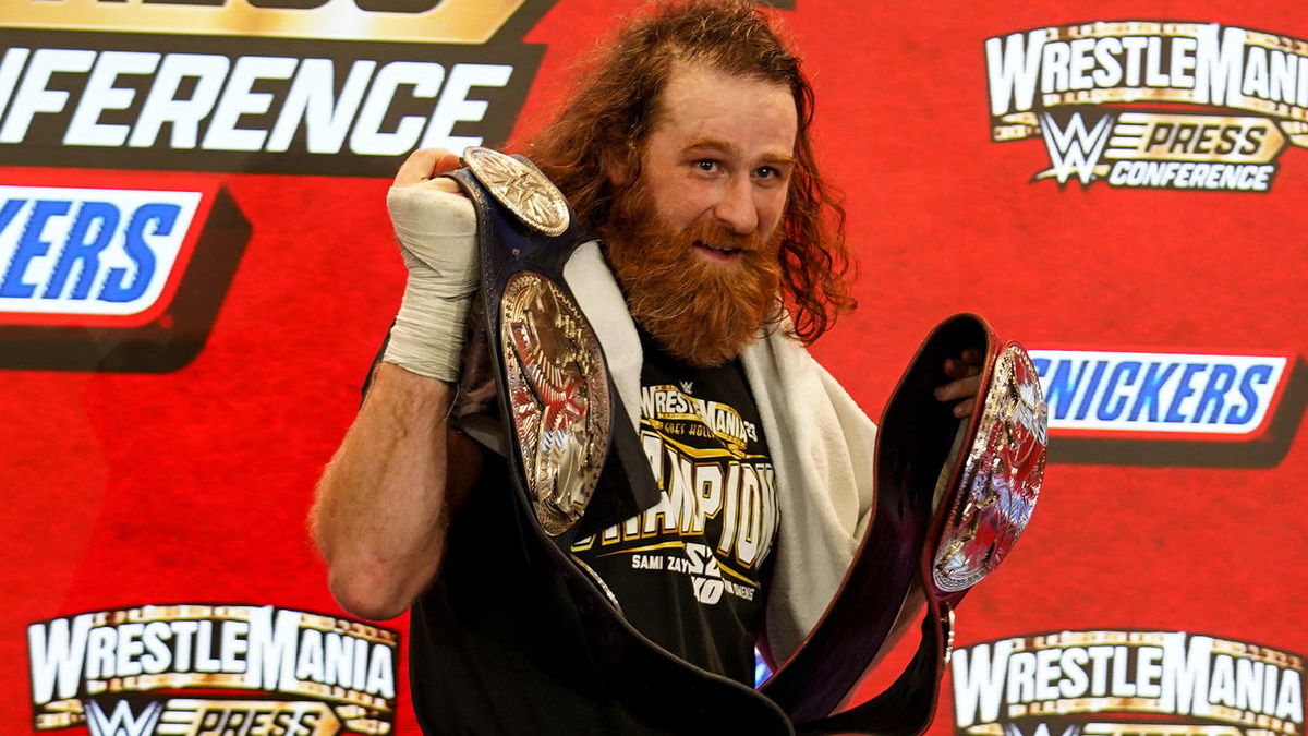 AEW Star Pays Tribute To Sami Zayn After WrestleMania 39 Win