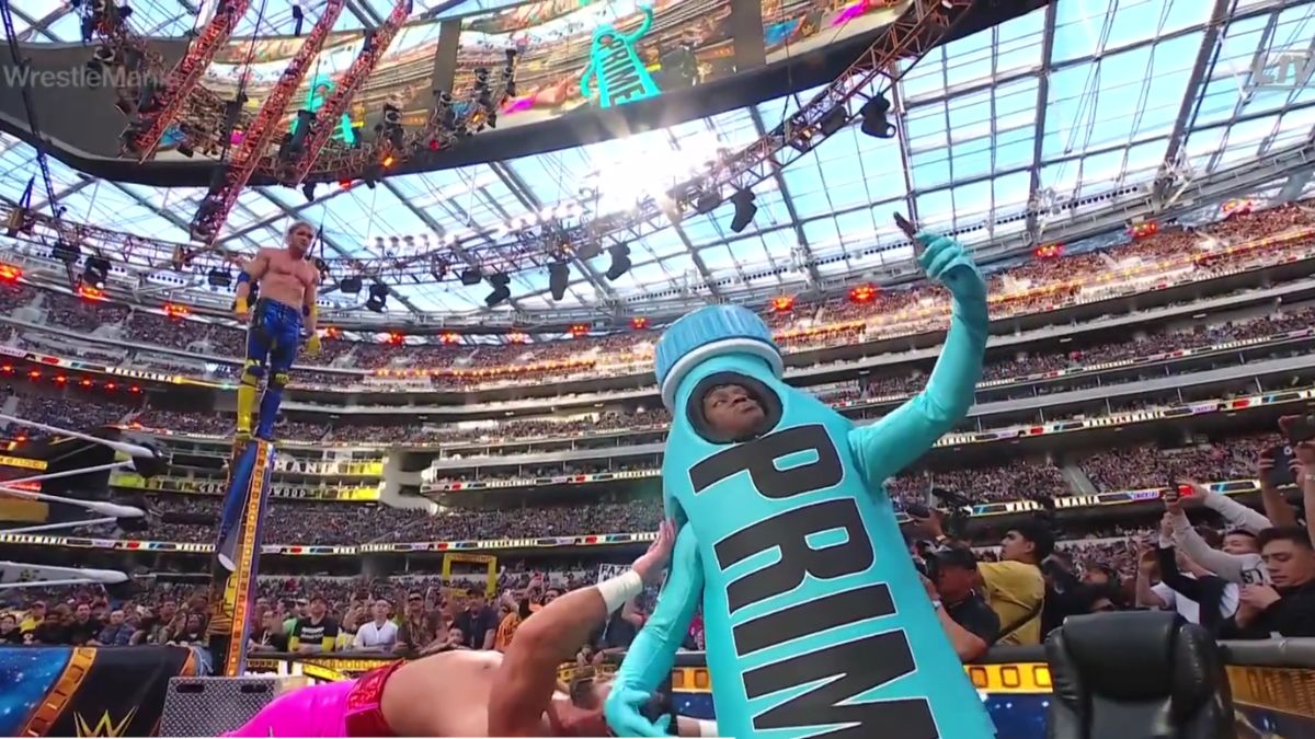 KSI Appears At WrestleMania 39 During Logan Paul Vs. Seth Rollins