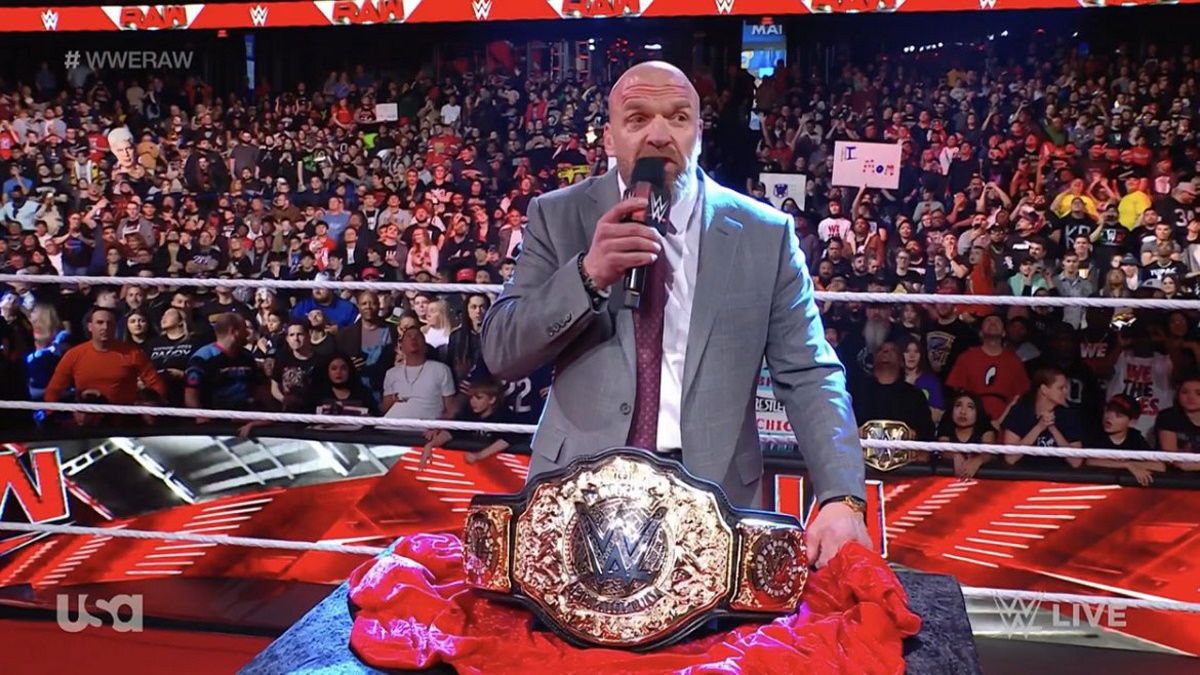 Triple H Wwe World Heavyweight Championship Belt April 25 A 