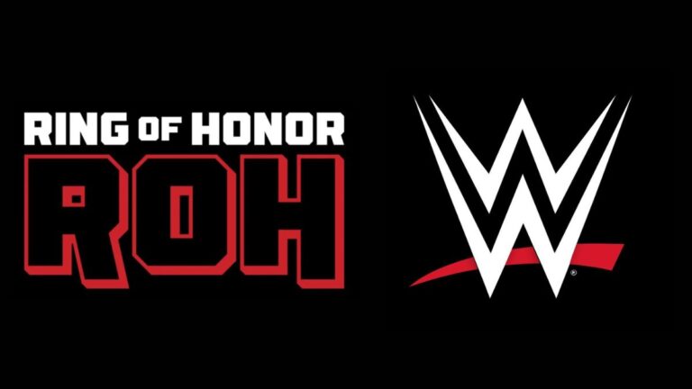 ROH and WWE logos