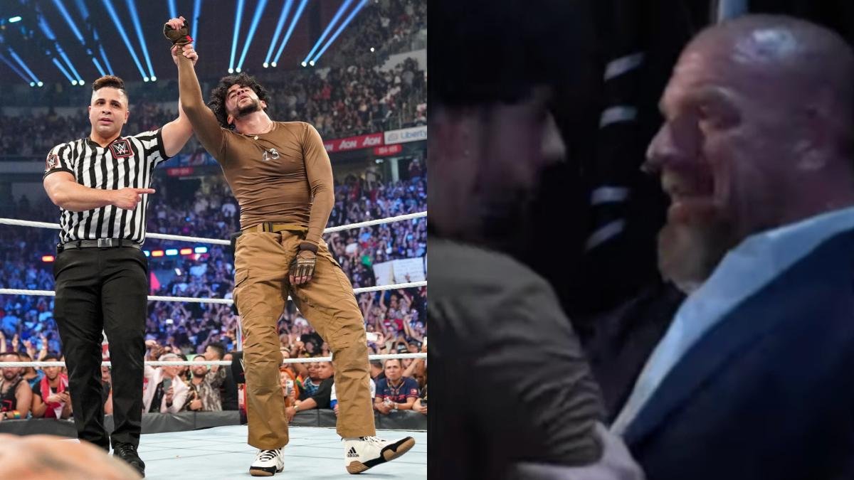 VIDEO: Triple H Congratulates Bad Bunny Backstage At WWE Backlash 2023