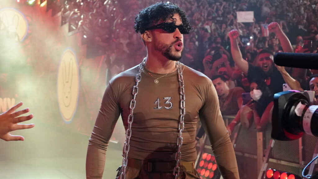 Bad Bunny at WWE Backlash