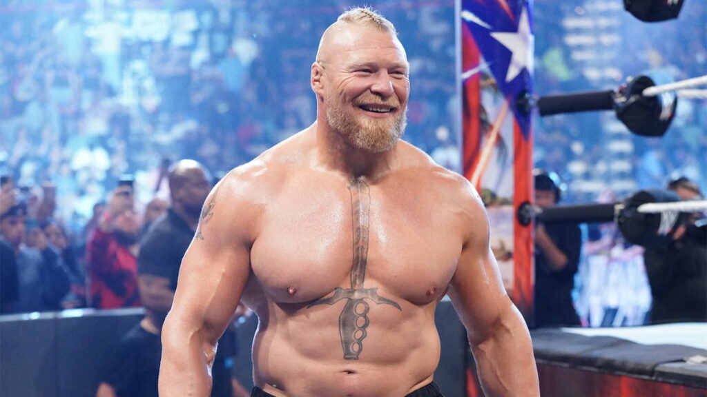 WWE star Brock Lesnar