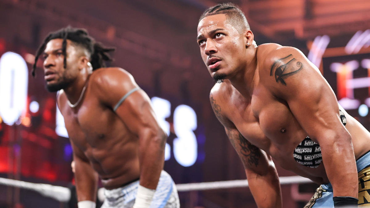 Trick Williams and Carmelo Hayes on WWE NXT