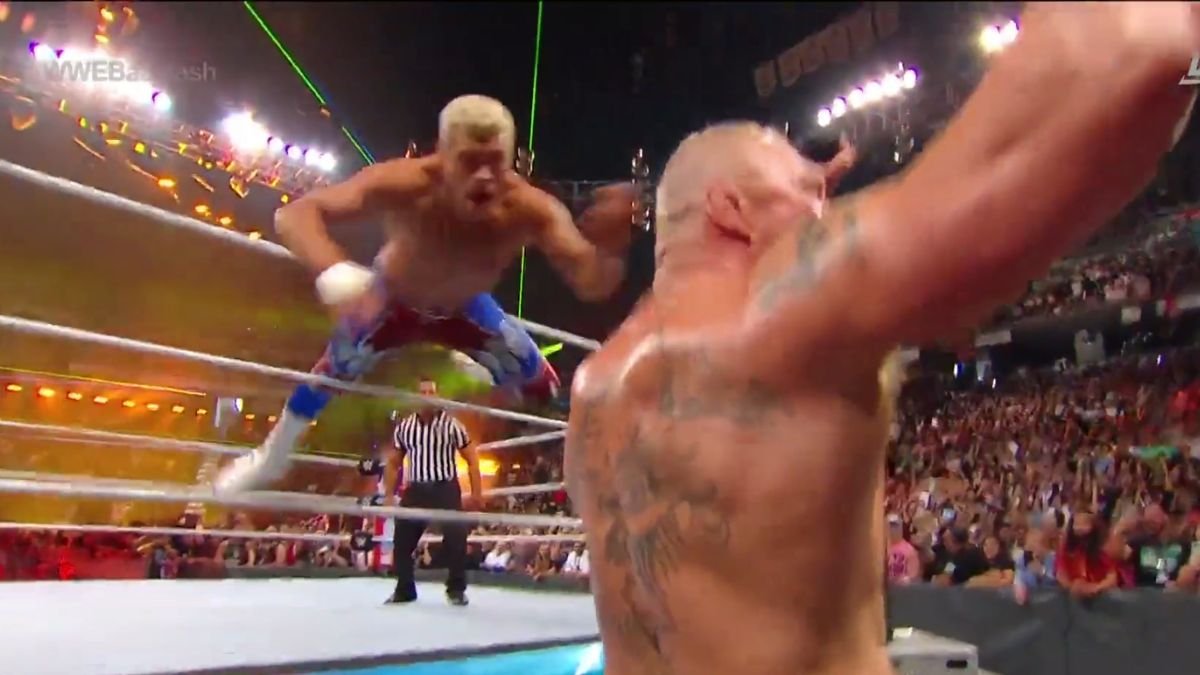 Who Won Cody Rhodes Vs. Brock Lesnar At WWE Backlash 2023