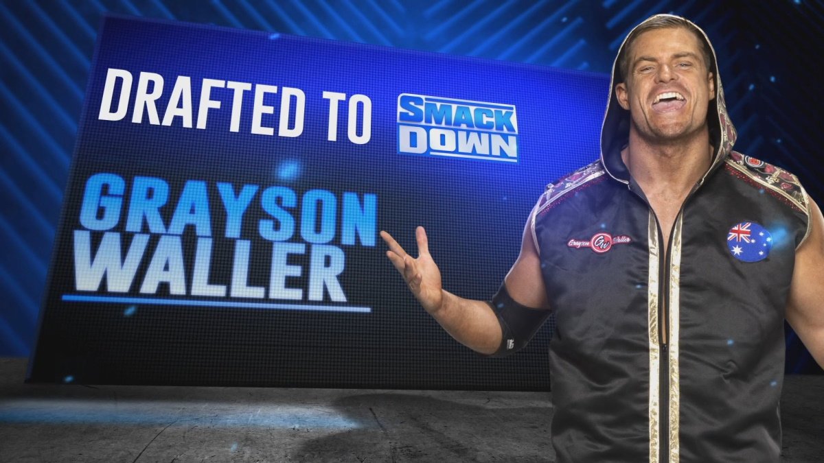 VIDEO: Grayson Waller Awesome Reaction To WWE Draft Call-Up