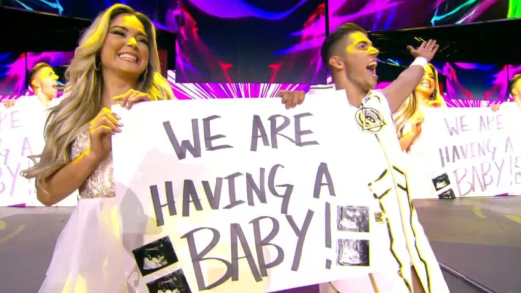 Tay Melo and Sammy Guevara AEW Double or Nothing announcement