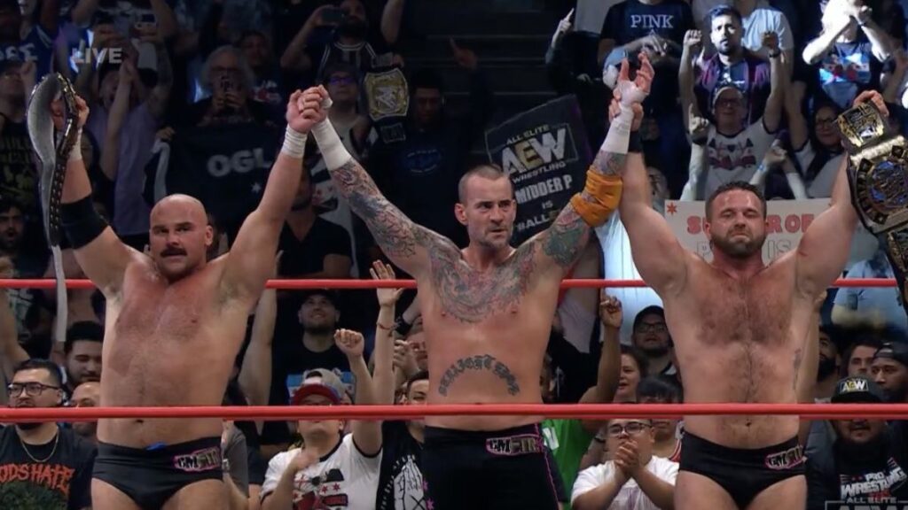 CM Punk FTR from AEW Collision debut