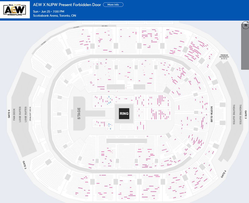 AEW x NJPW Forbidden Door Ticket Sales Update WrestleTalk