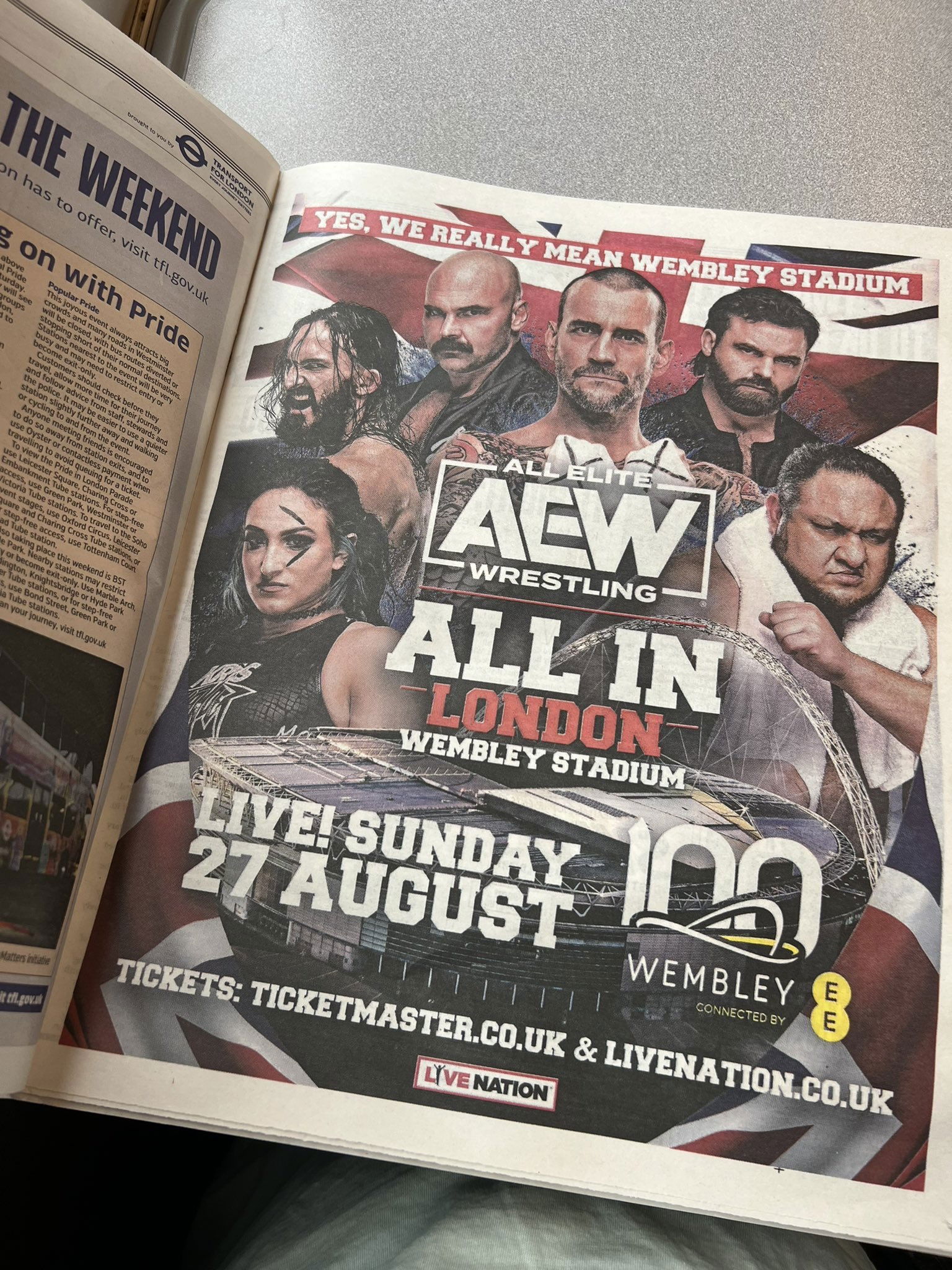 AEW: All In London at Wembley Stadium