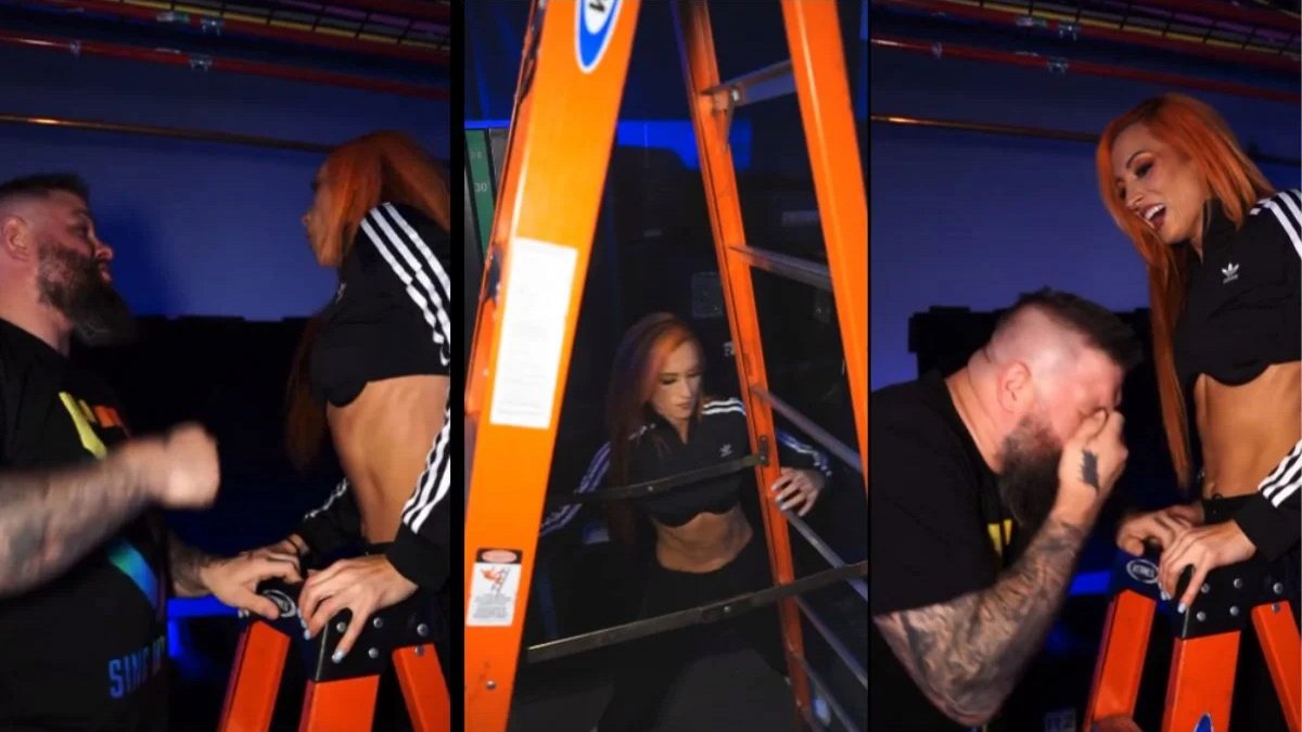 VIDEO: Becky Lynch & Kevin Owens Give Hilarious Money In The Bank Ladder Tutorial