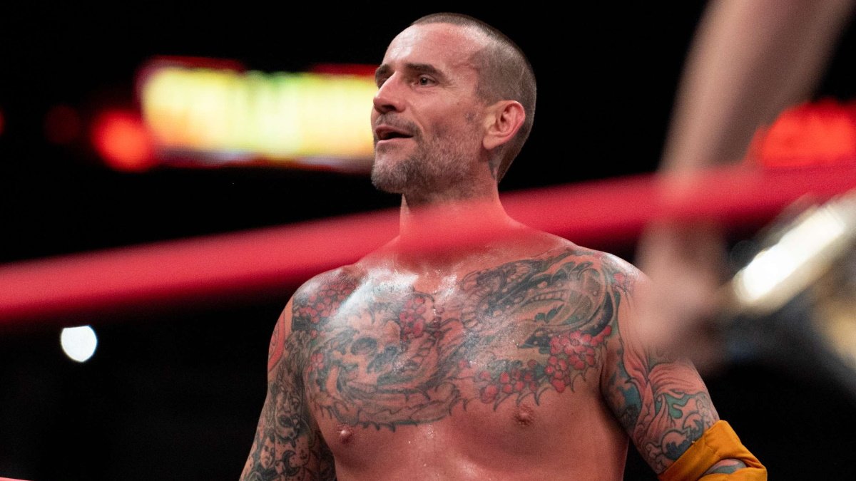 Hilarious Video Of CM Punk Teasing Crowd Dive After AEW Collision