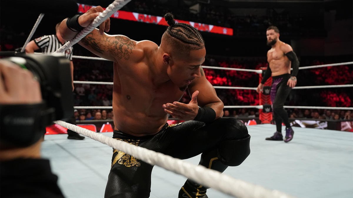 Carmelo Hayes Makes WWE Raw In-Ring Debut Against Finn Balor