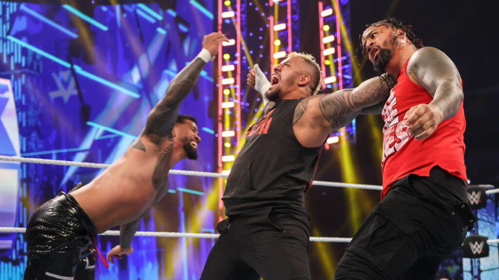 WWE Bloodline stars Solo Sikoa and the Usos