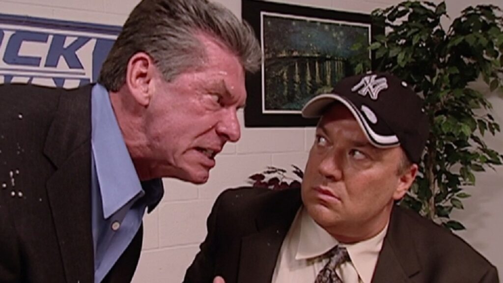 Paul Heyman and Vince McMahoon in WWE