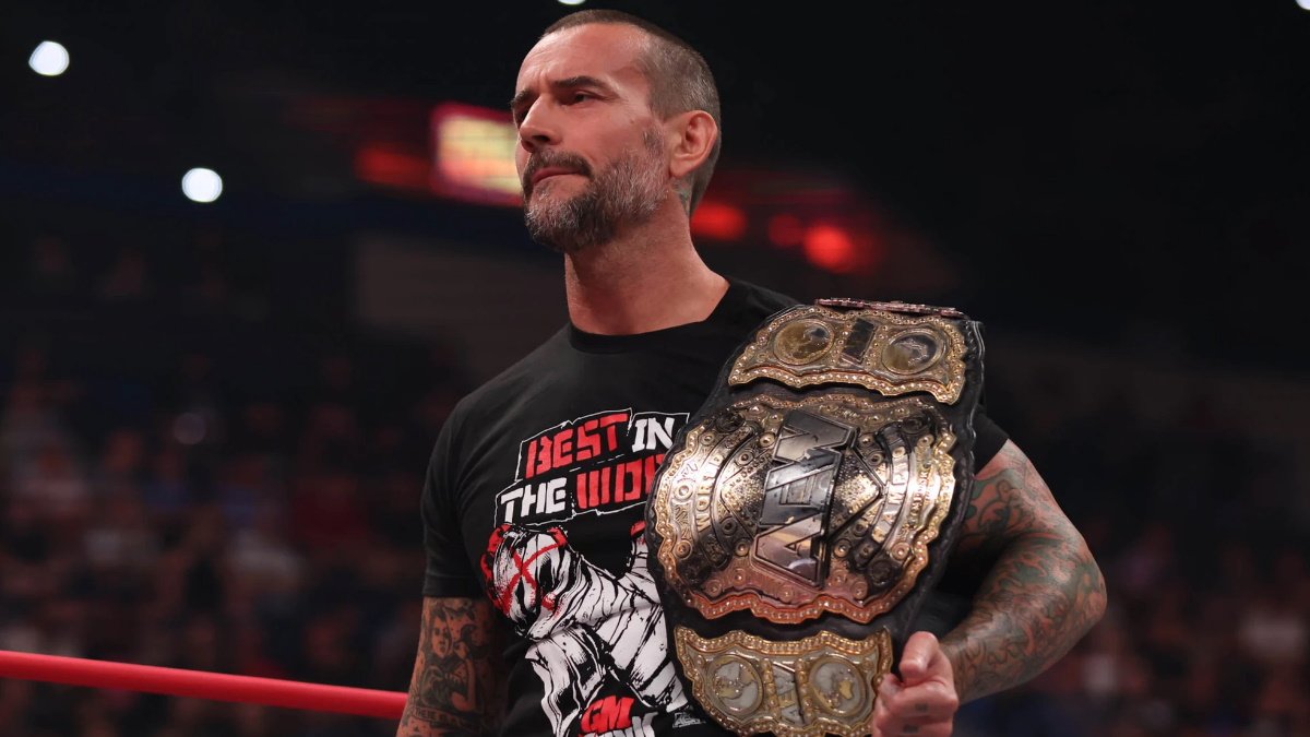 Here’s Why CM Punk Spray Painted An X On ‘Real’ AEW World Title