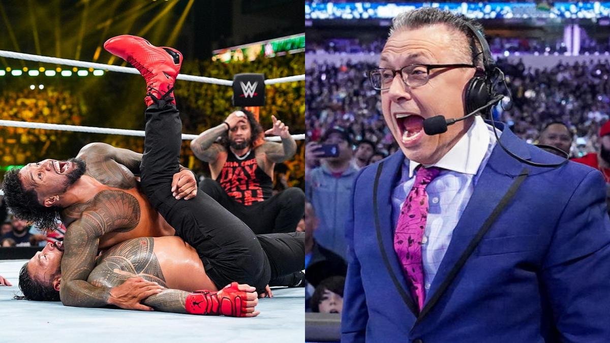 VIDEO: Michael Cole’s Passionate Reaction To Jey Uso Pinning Roman Reigns