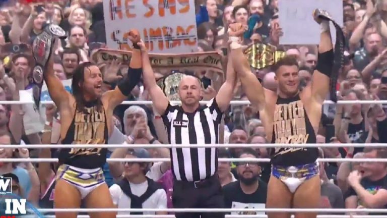 Adam Cole MJF ROH tag team titles