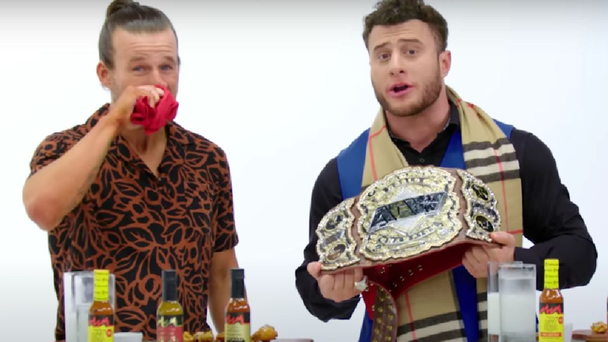 MJF & Adam Cole Play ‘Truth Or Dab’ On First We Feast Ahead Of AEW All In At London Wembley Stadium