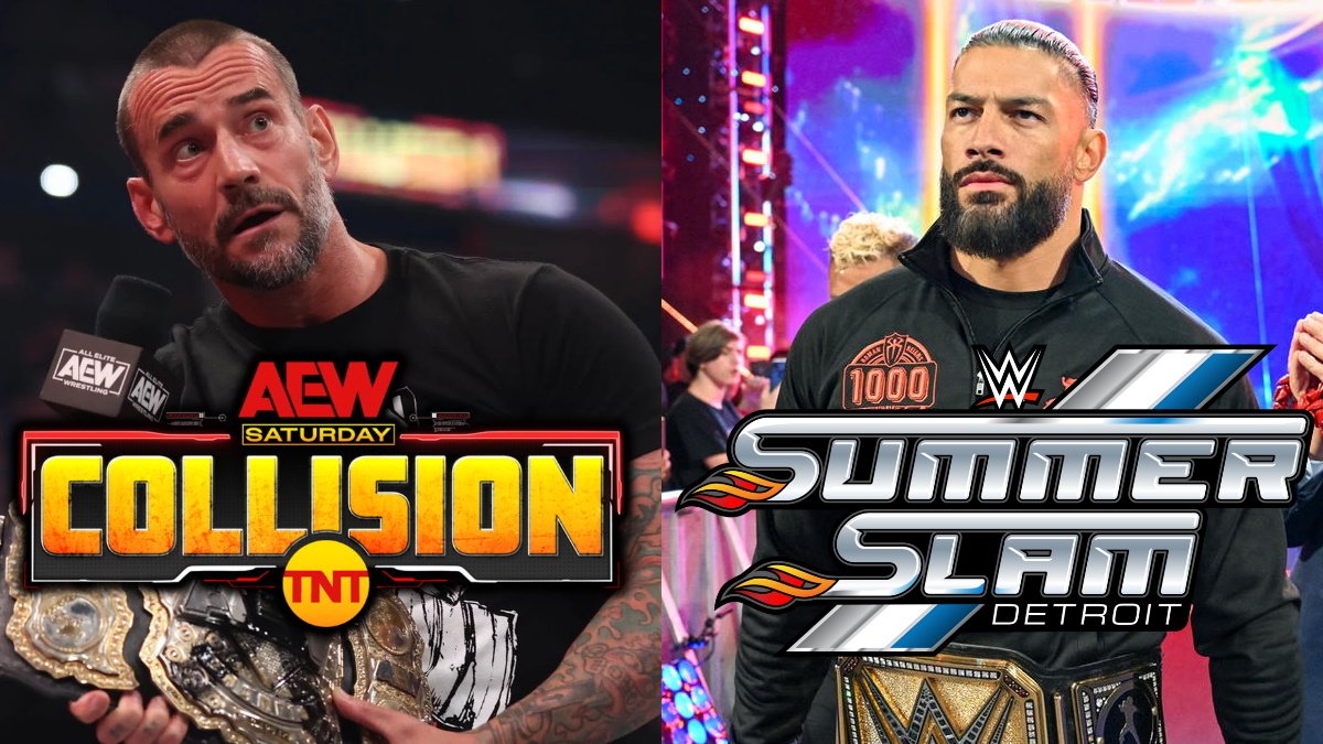 CM Punk Addresses AEW Collision Airing At The Same Time As SummerSlam