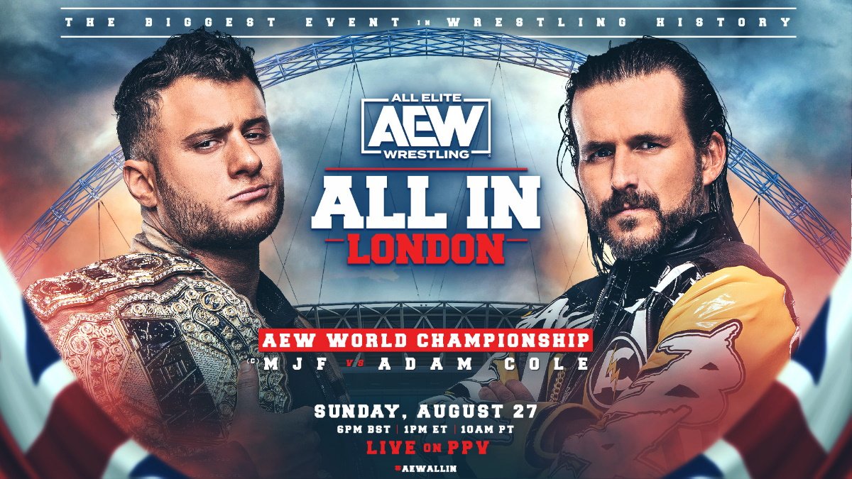 PHOTO: First Look At Stage Set For AEW All In London Wembley Stadium