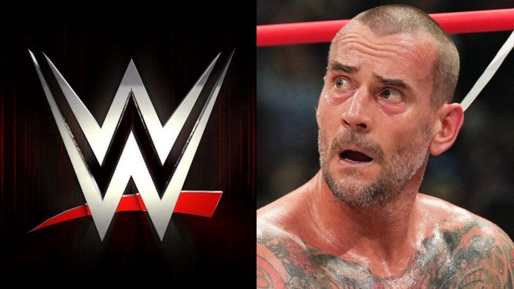 WWE logo and CM Punk