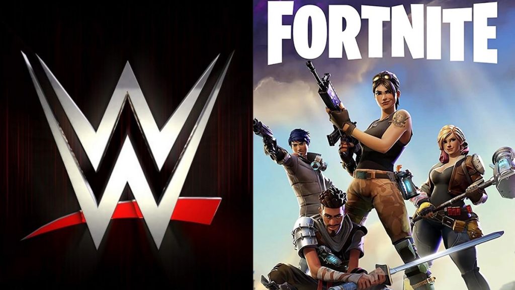 WWE and Fortnite logos