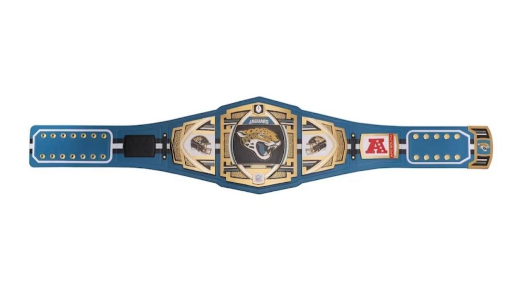 PHOTO: Official WWE Title Belt For Tony Khan’s Jacksonville Jaguars ...