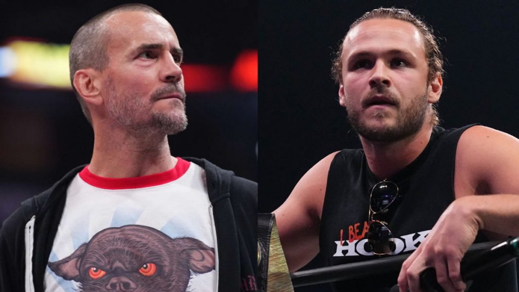 WWE star CM Punk and AEW star Jack Perry